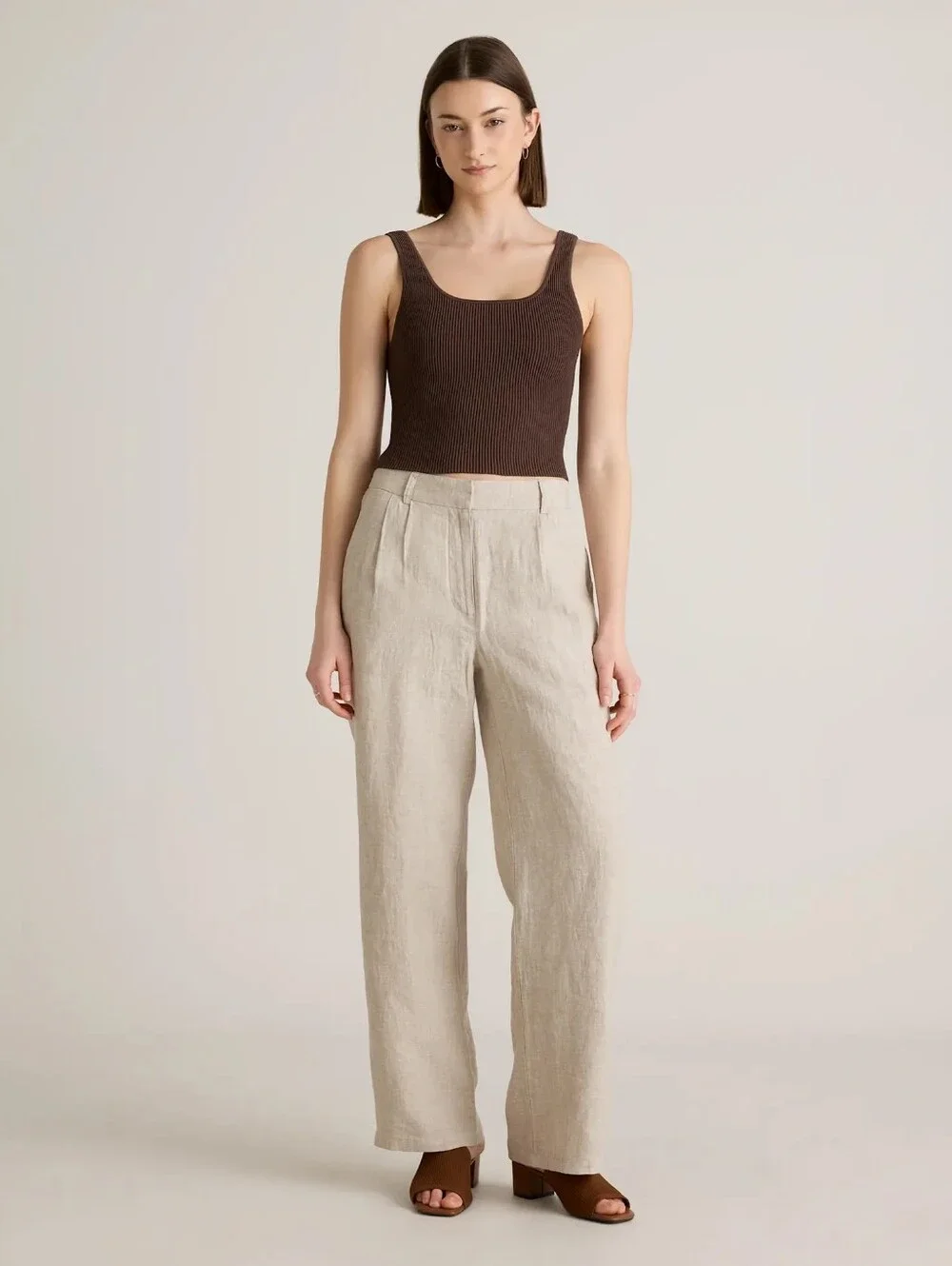 Quince pleated trouser
